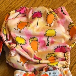 🔥5 FOR $25🔥 Happy BeeHinds Dr. Seuss The Lorax Pocket Diaper Cover